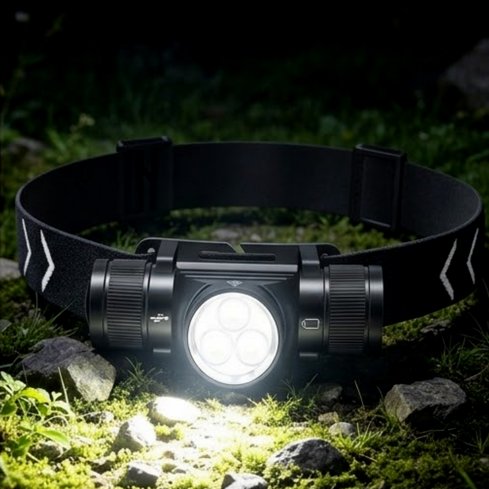 K5 LED 헤드랜턴 삼성LED 충전식 C타입 캠핑 등산용 작업용 머리 라이트 후레쉬