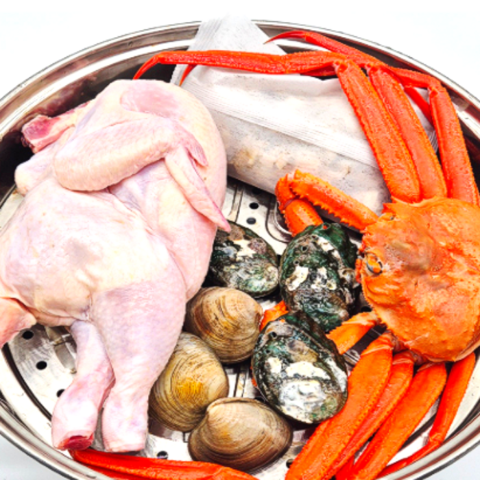 삼계탕 해신탕 밀키트 재료 백숙 닭한마리 닭백숙 해물 낙지 캠핑 물놀이 이미지 8