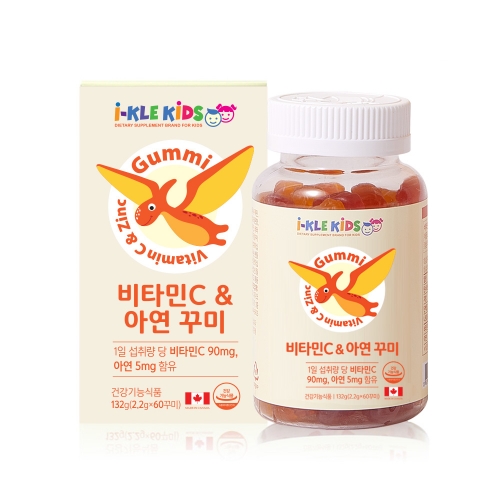비타민C & 아연 꾸미 2.2g 60구미, 1개 - 상품 이미지