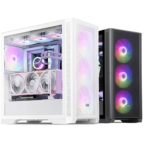 주연테크 시프트 인텔 코어i5 14600K 반본체 DDR5 32G NVMe 1T 게이밍 컴퓨터 DF446KHFV-32G1T 화이트 - 상세 이미지 2