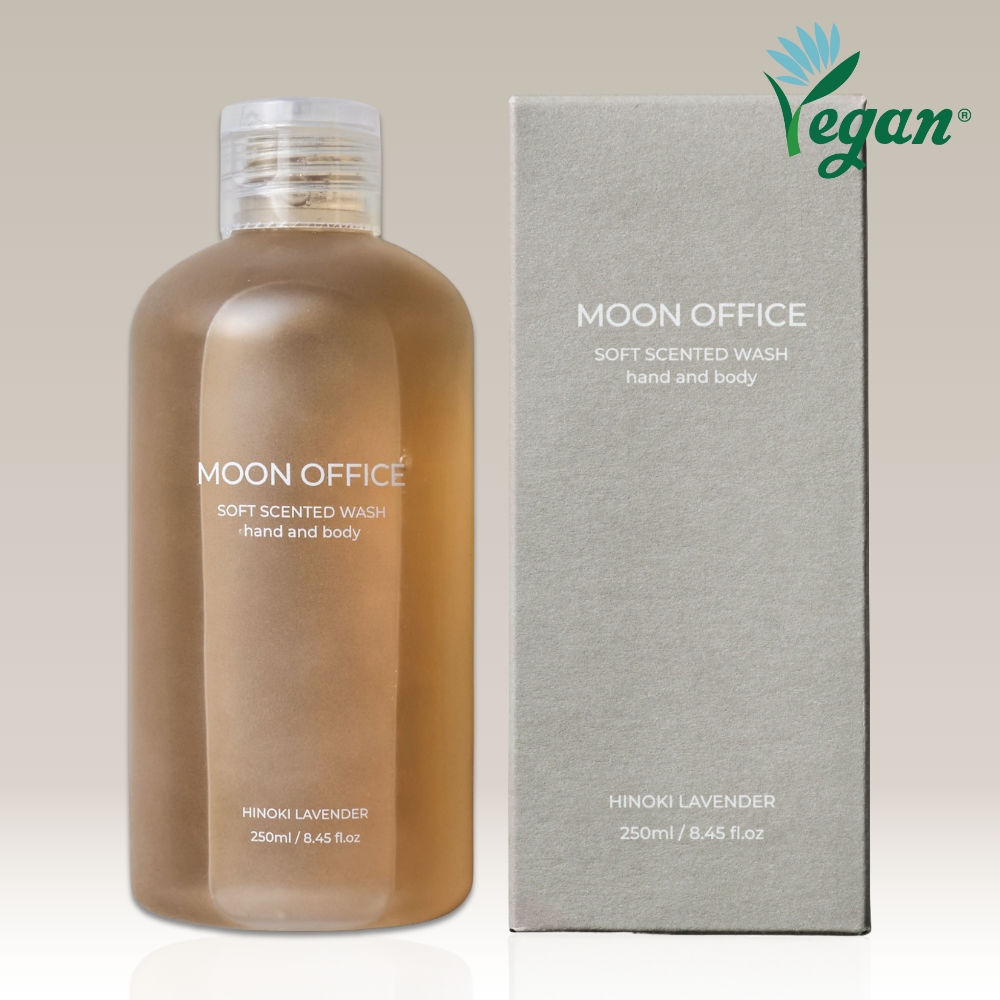 [1+1 EVENT] 문오피스 소프트 센티드 핸드 앤 바디 워시 히노끼 라벤더, 250ml, 1개 - 상품 이미지