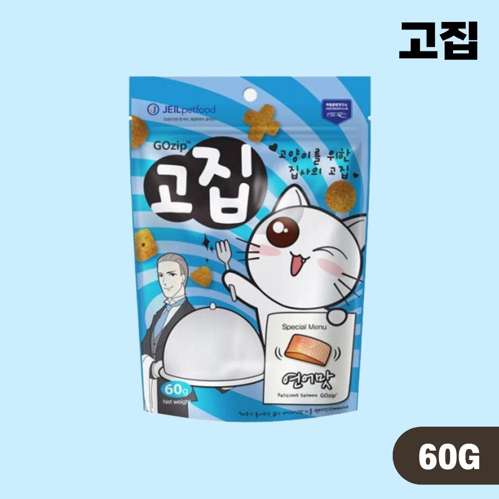 고집 고양이 이빨과자 치석제거 4종 콤보, 60g, 12개 - 상세 이미지 3