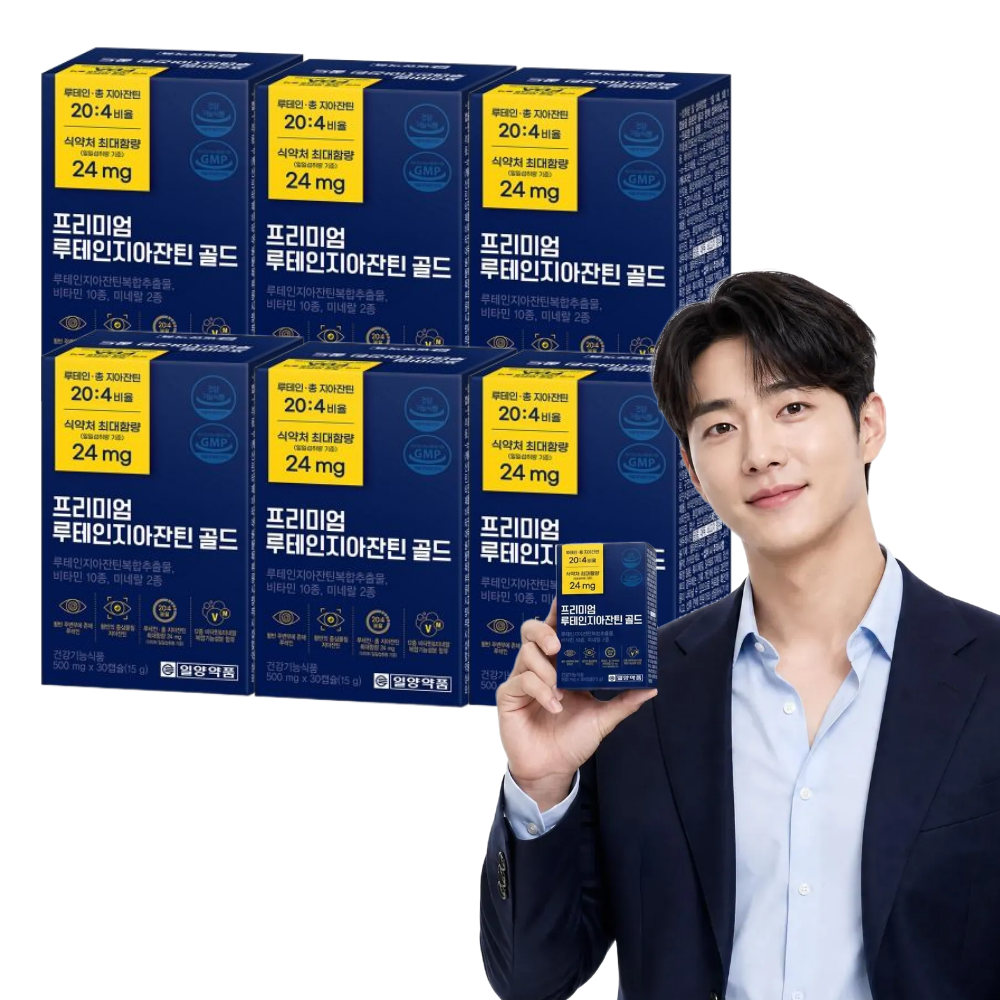 일양약품 눈건강 루테인 지아잔틴 30캡슐, 6개 - 상품 이미지