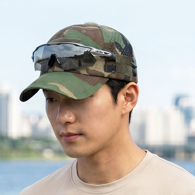 카모 대두 볼캡 메쉬 모자 망사 메쉬캡 - 상품 이미지
