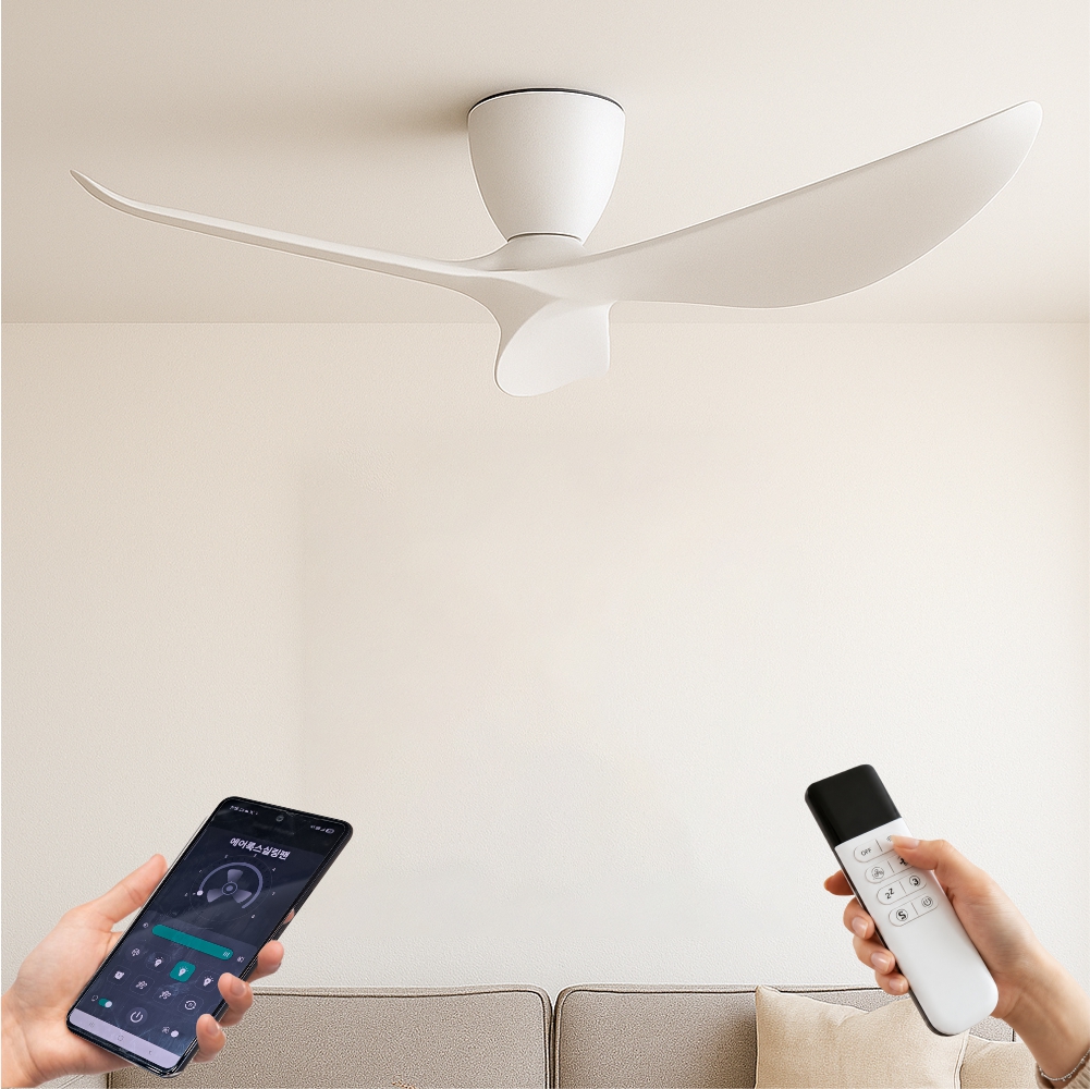 에어룩스 울트라 실링팬 스마트 IOT 136Cm(54인치) 스노우화이트 안방 거실 씰링팬 - 상품 이미지