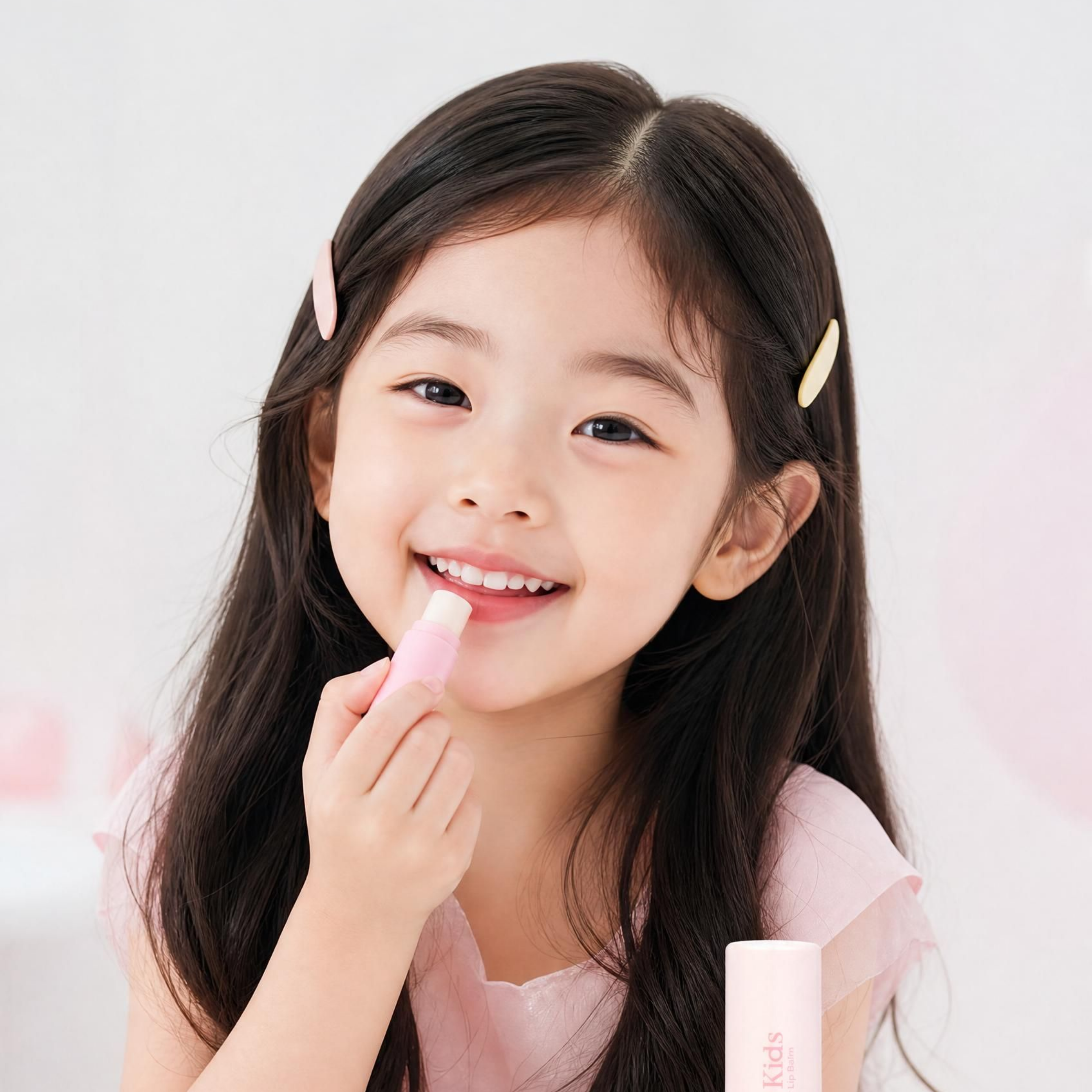 프롬키즈 하트 보습 립밤 2종 유아 어린이 초등 판테놀 핑크 컬러체인지 립스틱 이미지 7