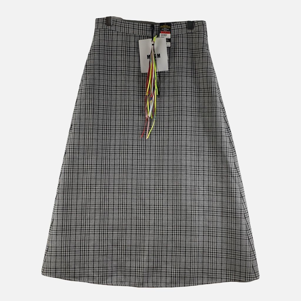 MSGM 그레이 여자 롱스커트 42사이즈 새상품 N8384 - 상품 이미지