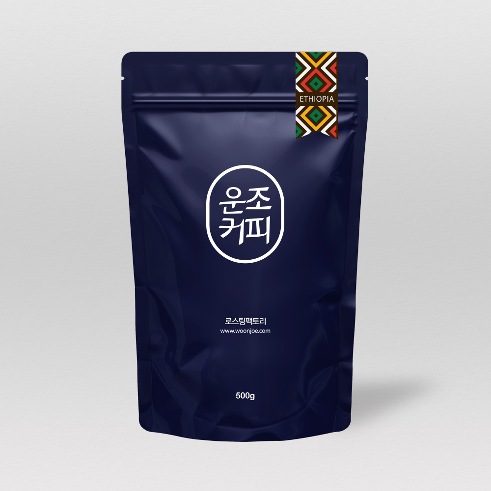 운조커피 에티오피아 예가체프 아리차 내추럴 500g 원두커피 분쇄안함 - 상품 이미지