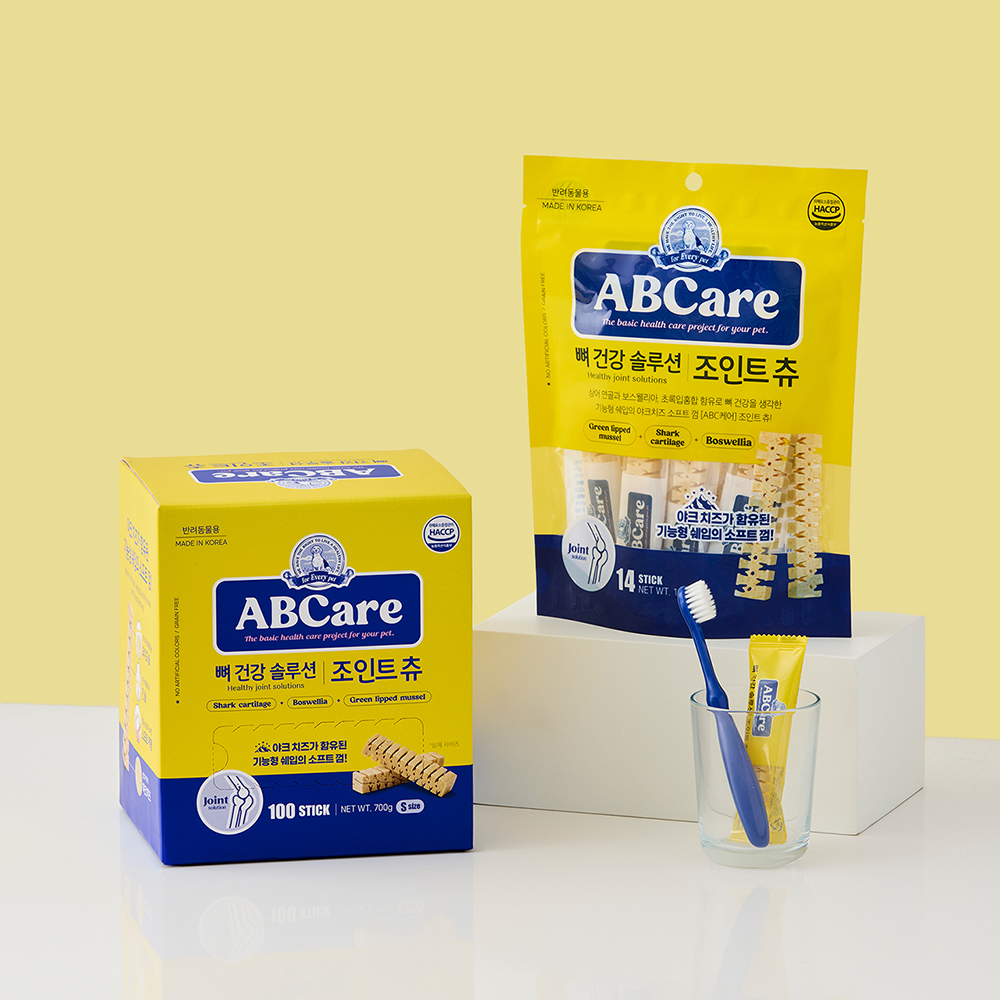 강아지 덴탈껌 양치껌 개껌 치석제거 입냄새 ABCare 덴탈츄 100P+14P - 상세 이미지 2