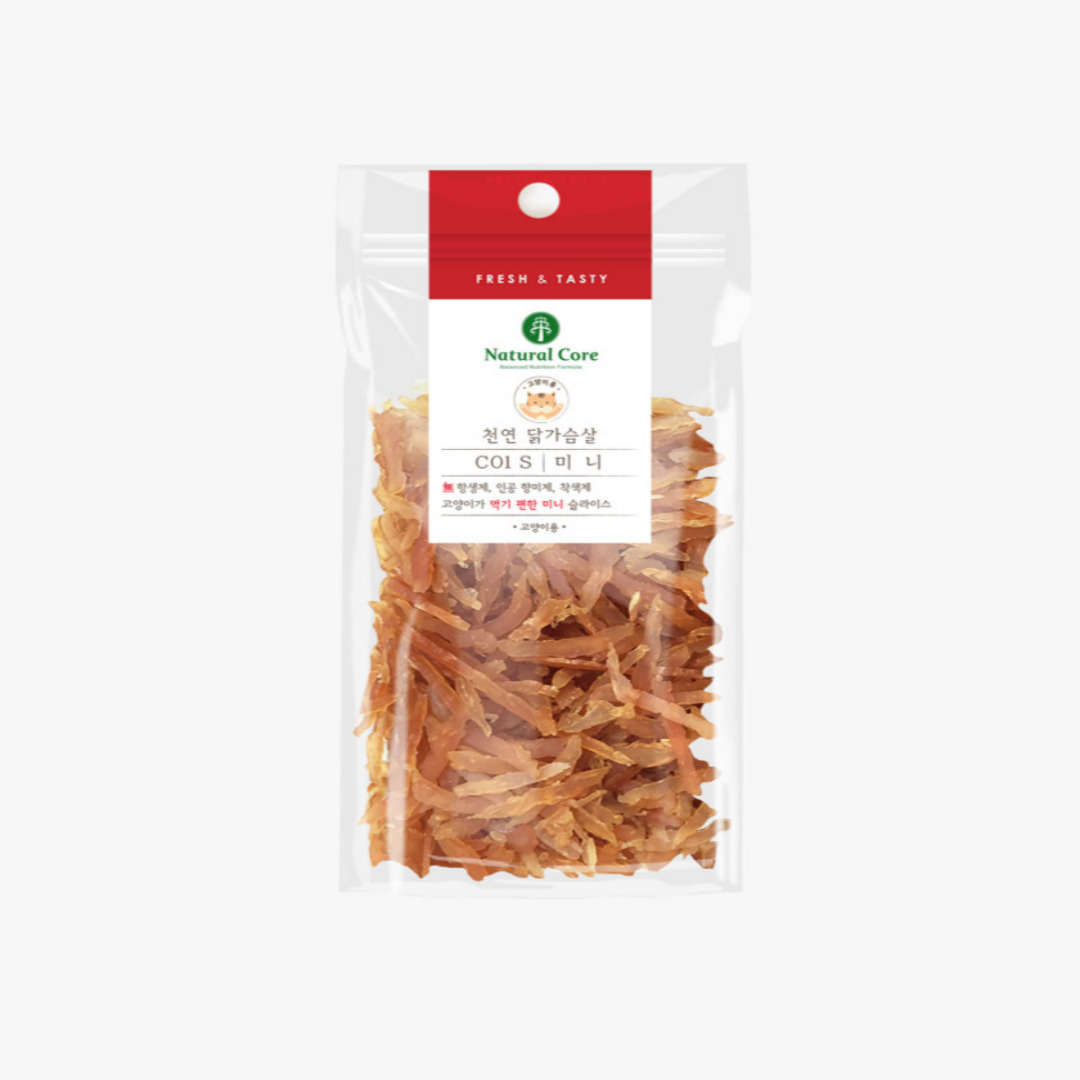 네츄럴코어 미니 닭고기 슬라이스, 40g, 1개 - 상세 이미지 2