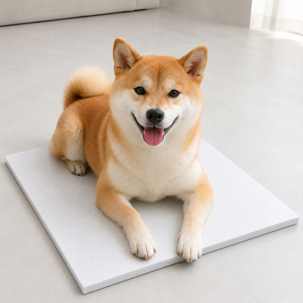강아지 고양이 대리석 쿨 매트 강아지냉매트 - 상품 이미지