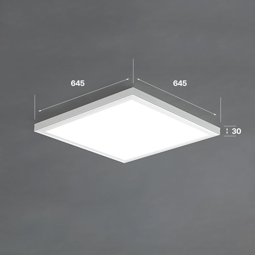 LED방등 평판조명 직하 엣지조명 마루노 직하 방등 50W (645x645) - 상세 이미지 5