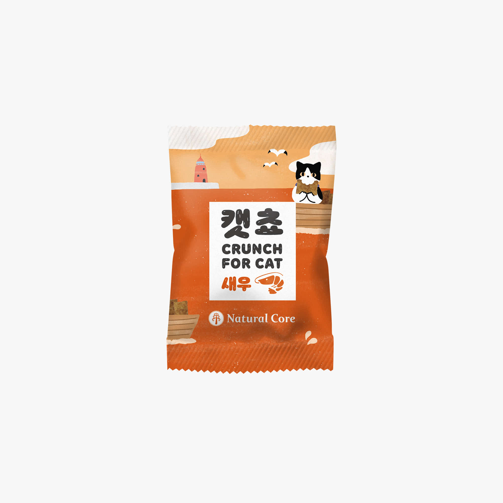 [+N포인트 2천] 네츄럴코어 캣쵸 치석제거 이빨과자 새우, 60g, 5개 - 상세 이미지 2