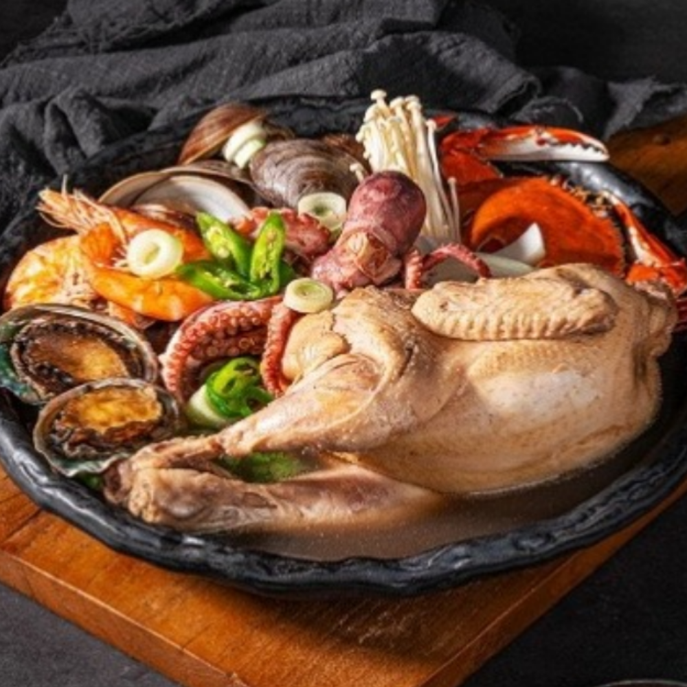 삼계탕 해신탕 밀키트 재료 백숙 닭한마리 닭백숙 해물 낙지 캠핑 물놀이 - 상세 이미지 2