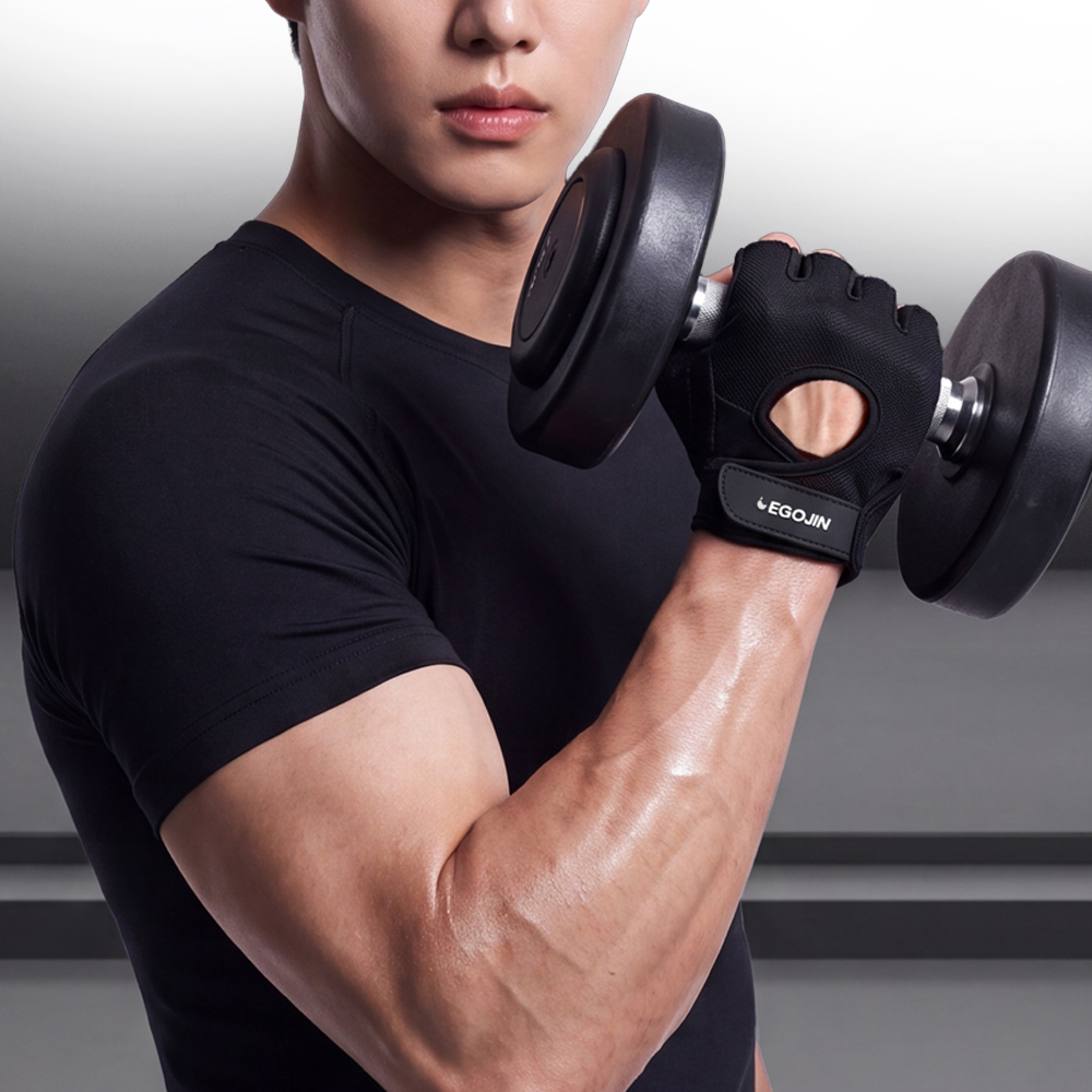 이고진 헬스장갑 여자 남자 손목 보호대 손바닥 굳은살방지 크로스핏 웨이트 운동 턱걸이 풀업 - 메인 이미지