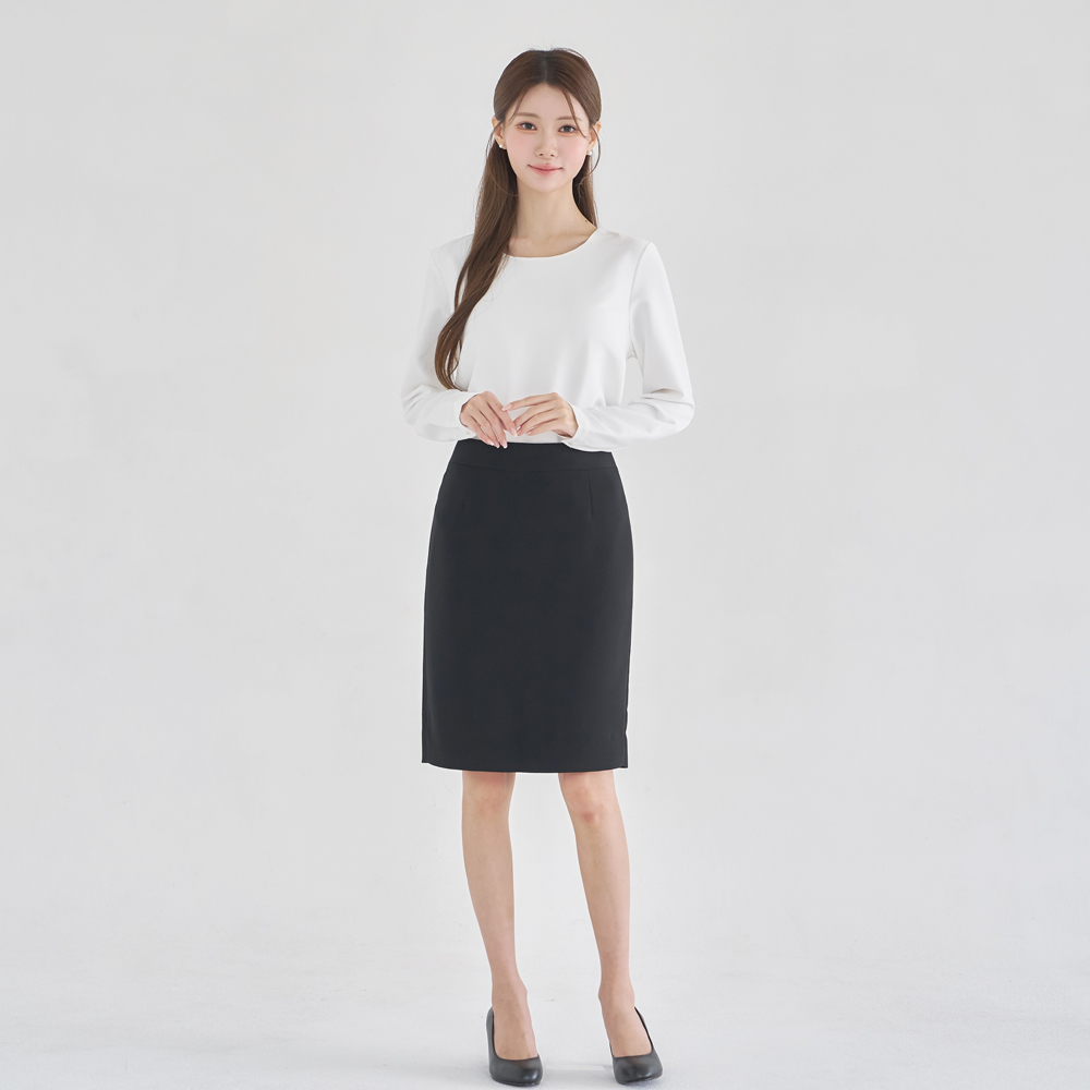 면접치마 정장스커트 빅사이즈 [고급] - 상세 이미지 4