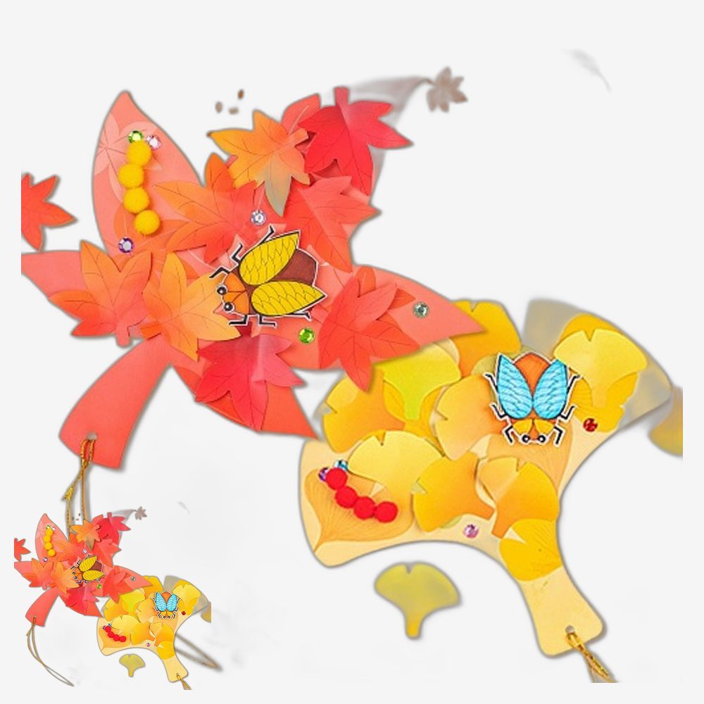 가을환경구성 낙엽꾸미기 가을테마 교실꾸미기 단풍잎공예 자연물재료 만들기수업 낙엽만들기 - 상품 이미지