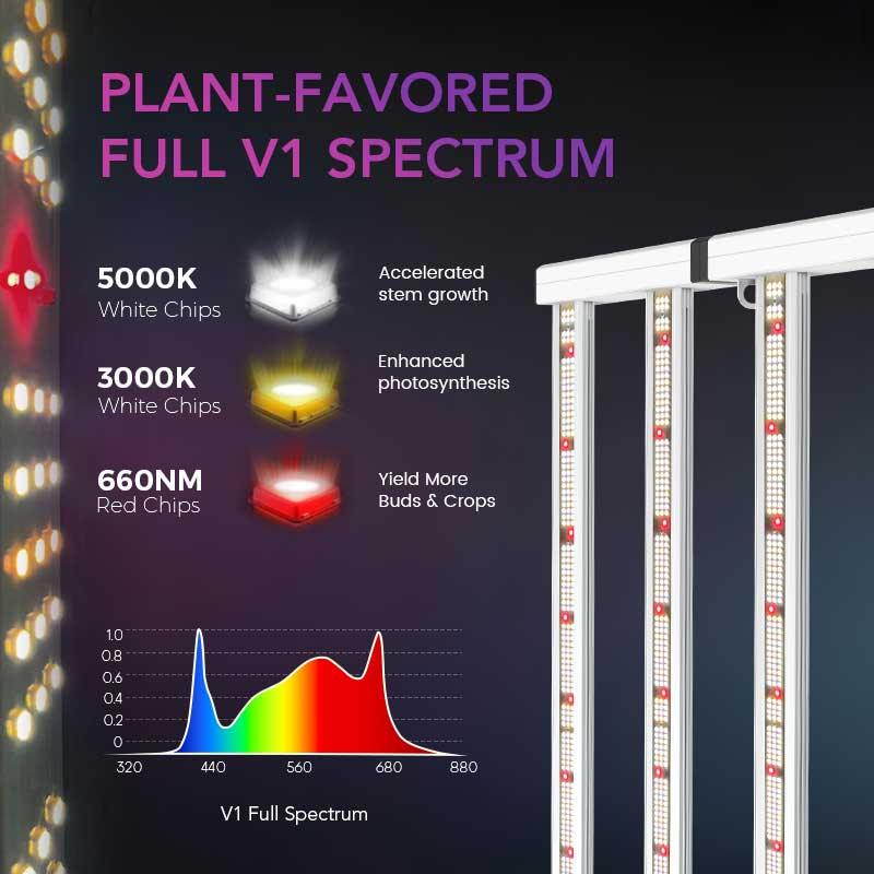 Medic Grow Fold-800 LED 광분산 설계