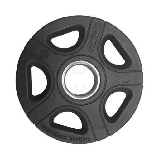 포츈블랙 원판 중량 바벨 5홀 20kg, 1개 - 상품 이미지
