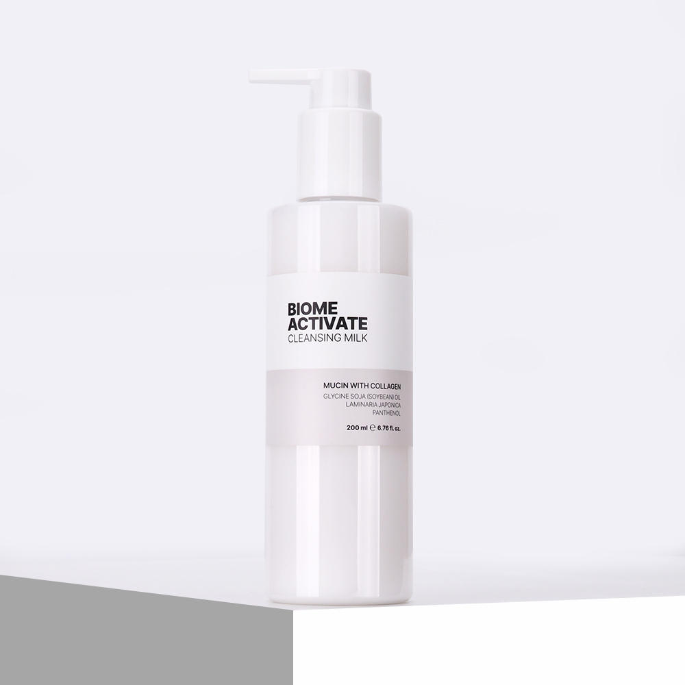 [바액] 뮤신 위드 콜라겐 클렌징 밀크 [200ml] 산뜻세안 보습클렌징 마일드 데일리 약산성 강력세정 - 상품 이미지