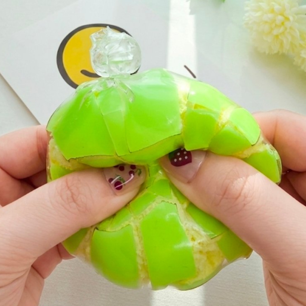 청사과왁뿌볼 1+1 크런치말랑이 슬랑이 고무공 왁스볼 - 상품 이미지