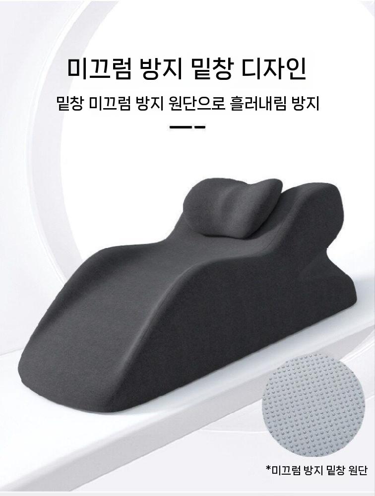 엎드린 쿠션 베개 독서쿠션 휴대폰쿠션 마사지 낮잠 다크 그레이 - 상세 이미지 5