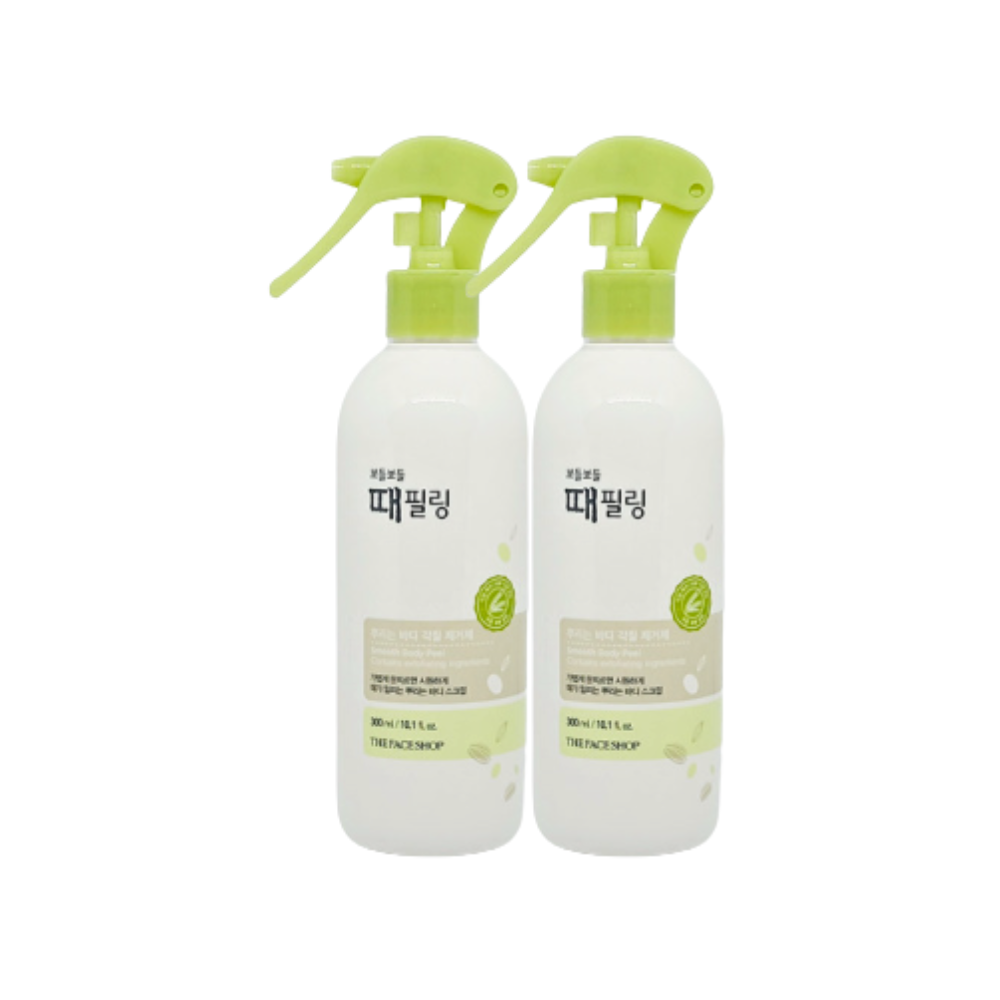 더페이스샵 보들보들 때필링 300ml x2개 바디스크럽 각질제거제 - 상품 이미지