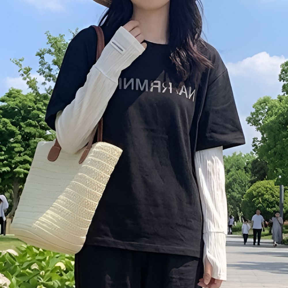 널널한팔토시 달라붙지않는냉감쿨토시 손등덮는팔 넓은 이미지 7