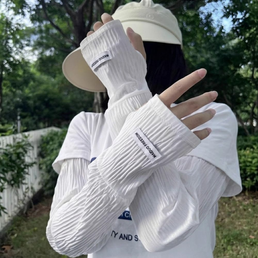 널널한팔토시 달라붙지않는냉감쿨토시 손등덮는팔 넓은 - 상세 이미지 4