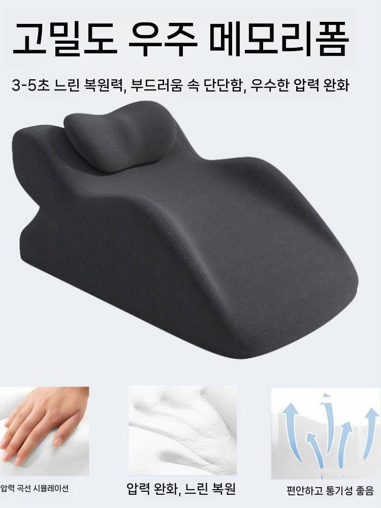 엎드린 쿠션 베개 독서쿠션 휴대폰쿠션 마사지 낮잠 다크 그레이 - 상세 이미지 2