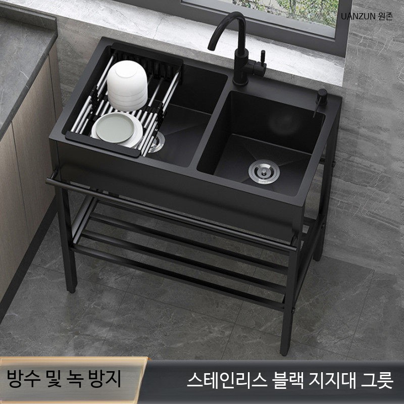 무광 간이 씽크대 원룸 높은 보조 정사각 탕비실 체어 - 상세 이미지 3