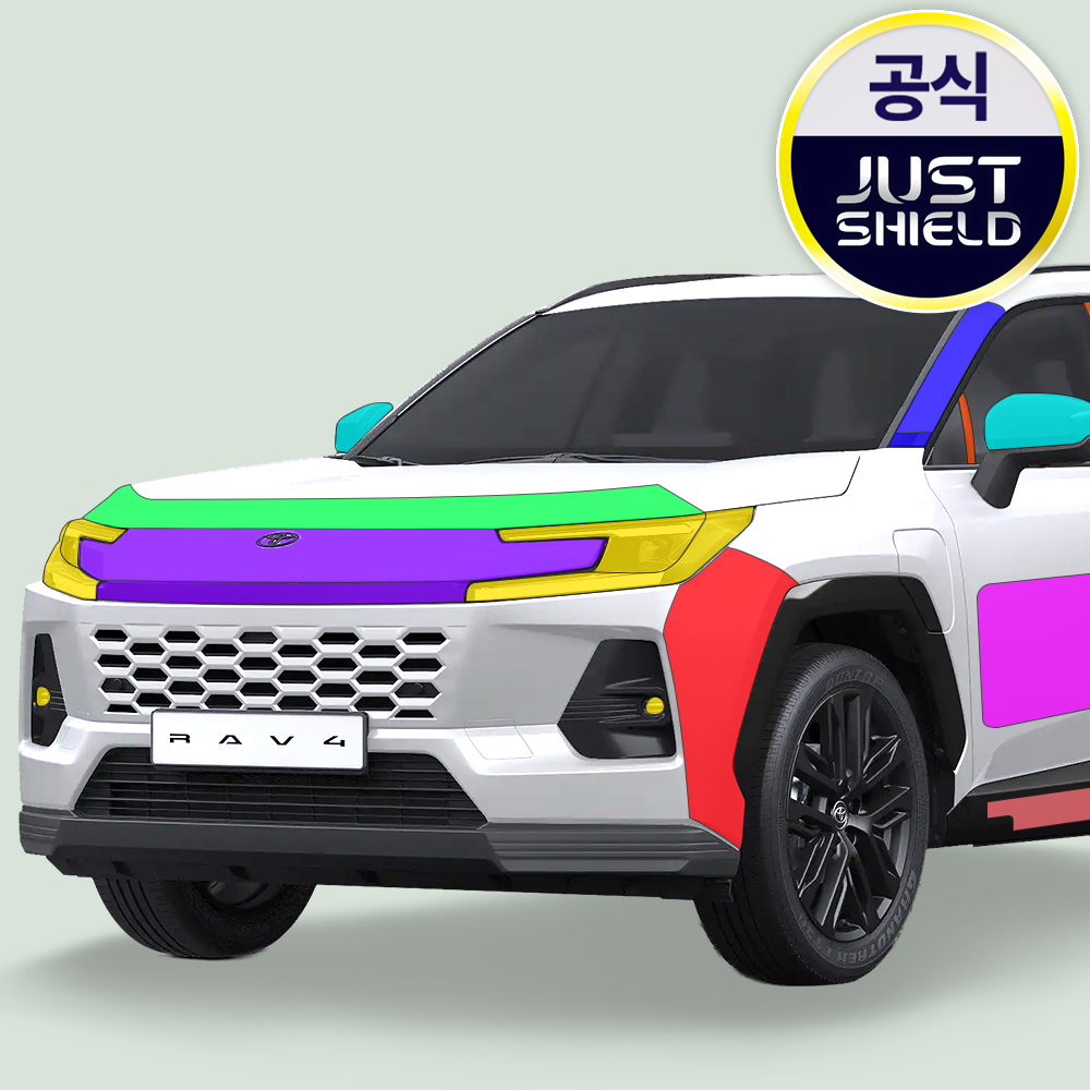 저스트쉴드 토요타 라브4 (XA60) PPF필름 A필러(롱) D필러 부분구매 - 상품 이미지