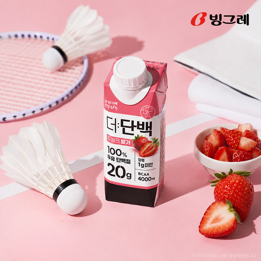 빙그레 더단백 드링크 단백질음료 딸기 250ml 18개 가격 비교 빙그레 본사직영몰 빙그레 더단백 드링크 단백질음료 딸기 250ml 18개