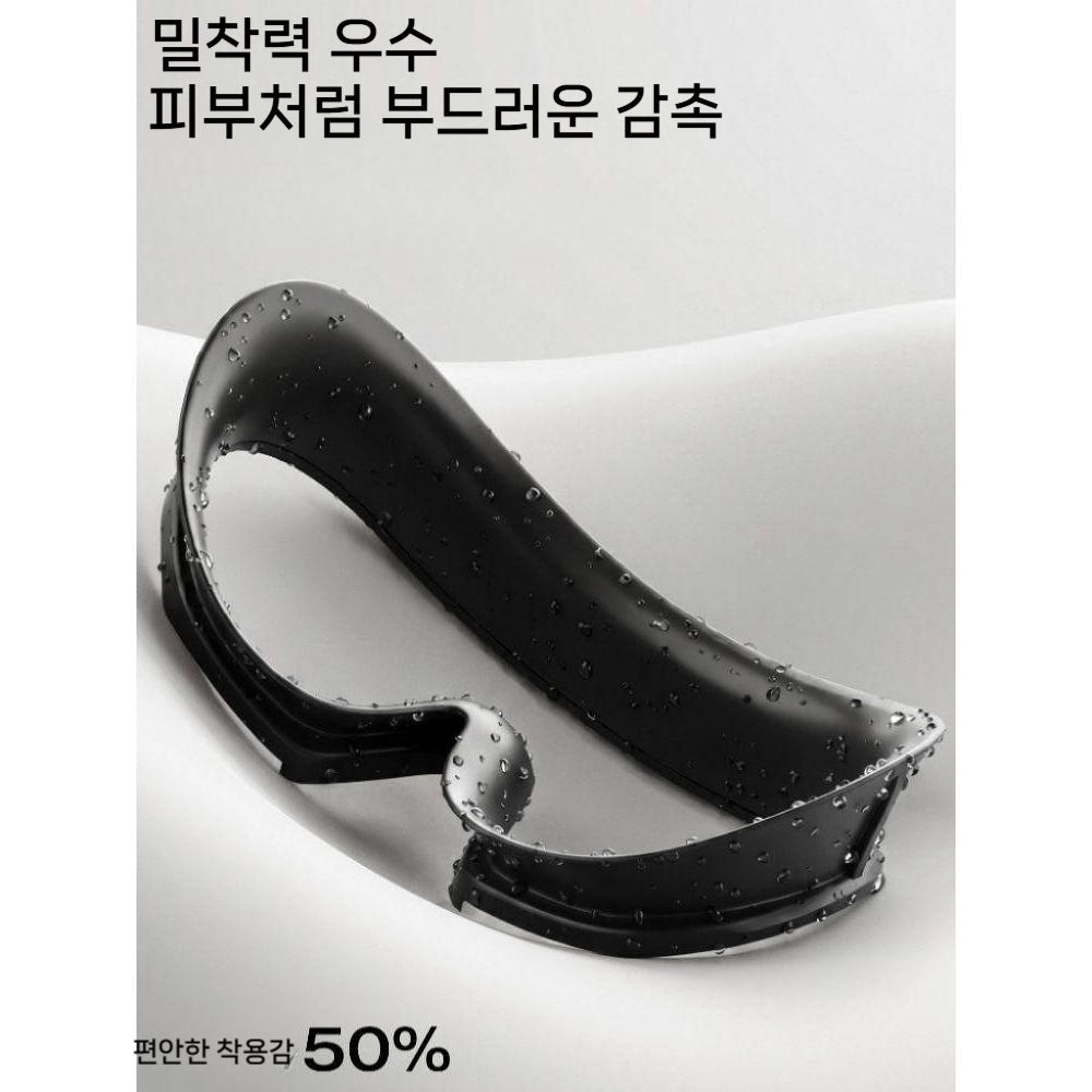 수경 수영 고글 고화질 방수 김서림 방지 대형 프레임 보호 다이빙 캡 - 상세 이미지 5