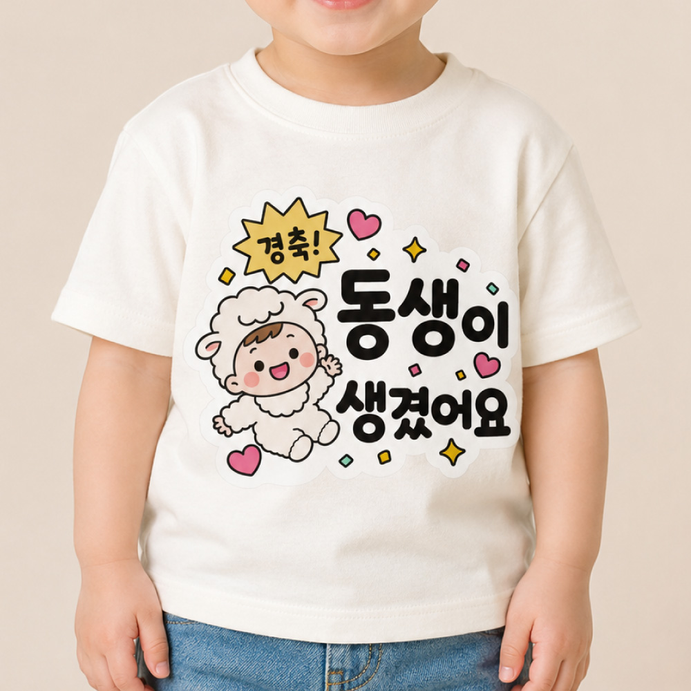 임밍아웃 스티커 서프라이즈 이벤트 젠더리빌 할머니 할아버지 깜짝 선물 주문제작 - 상품 이미지