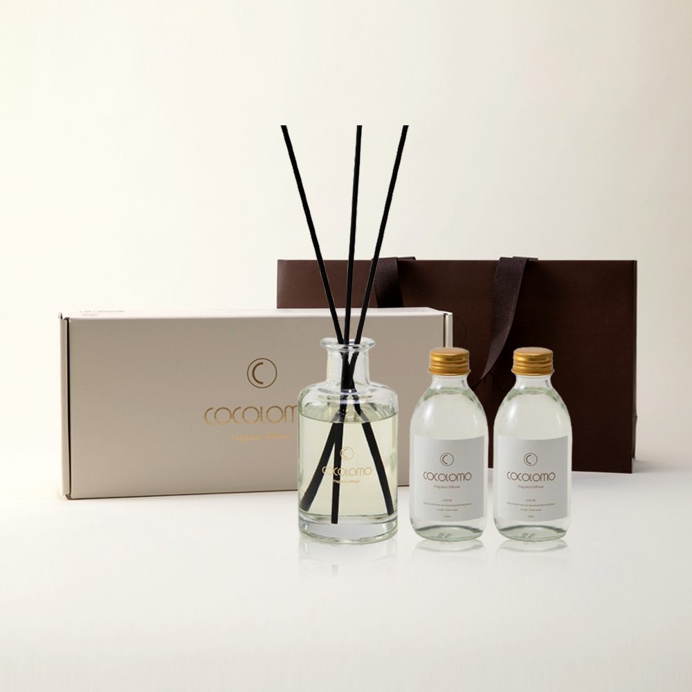 코코로모 오브제 디퓨저 선물세트(오브제공병+리필 200ml) 방향제 집들이선물 인테이러소품 - 상품 이미지