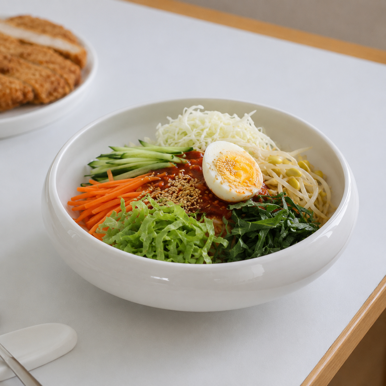 에라토 다담 도자기 비빔밥 덮밥 면기 그릇 볼 2P세트 - 상품 이미지