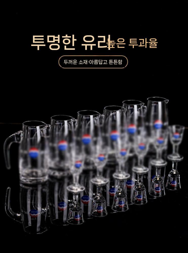 마오타이 술잔 고량주잔 중국술잔 주전자 선물세트 80ml 8컵 8주전자 - 상세 이미지 2