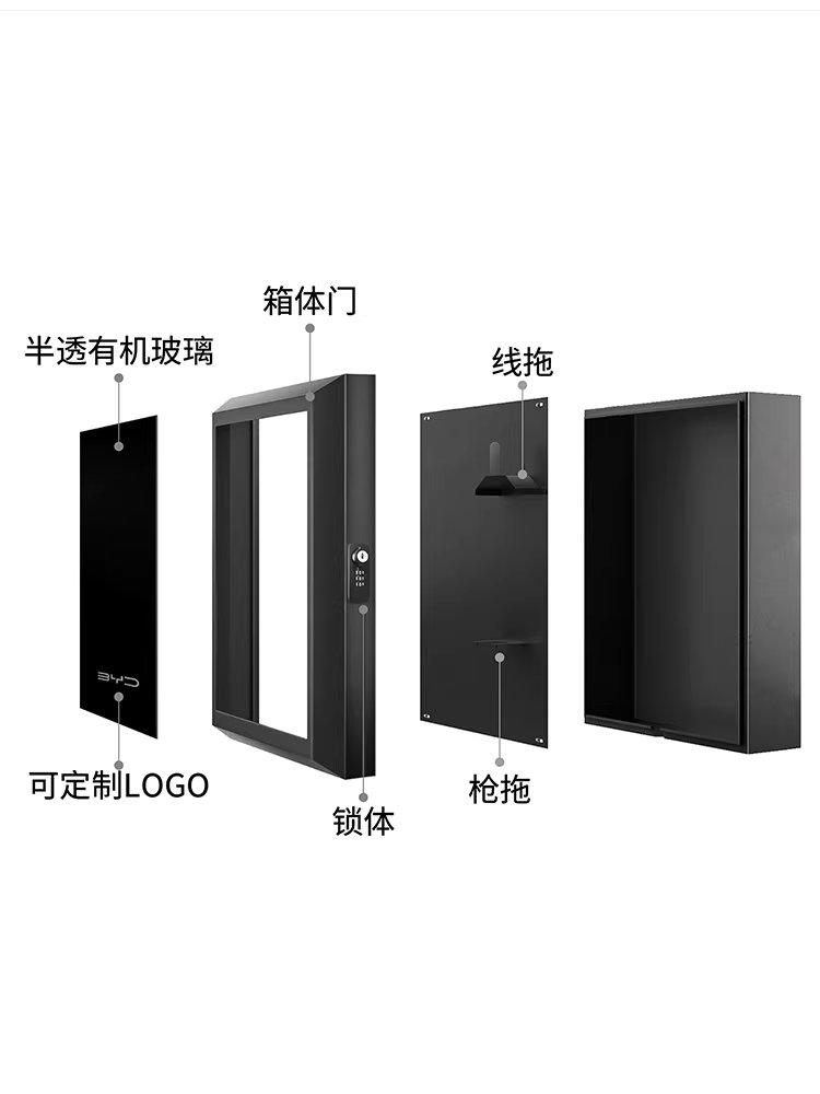 전기차 충전기 박스 방수 야외 용품 주차장 덮개 케이블 충전기함 - 상세 이미지 5