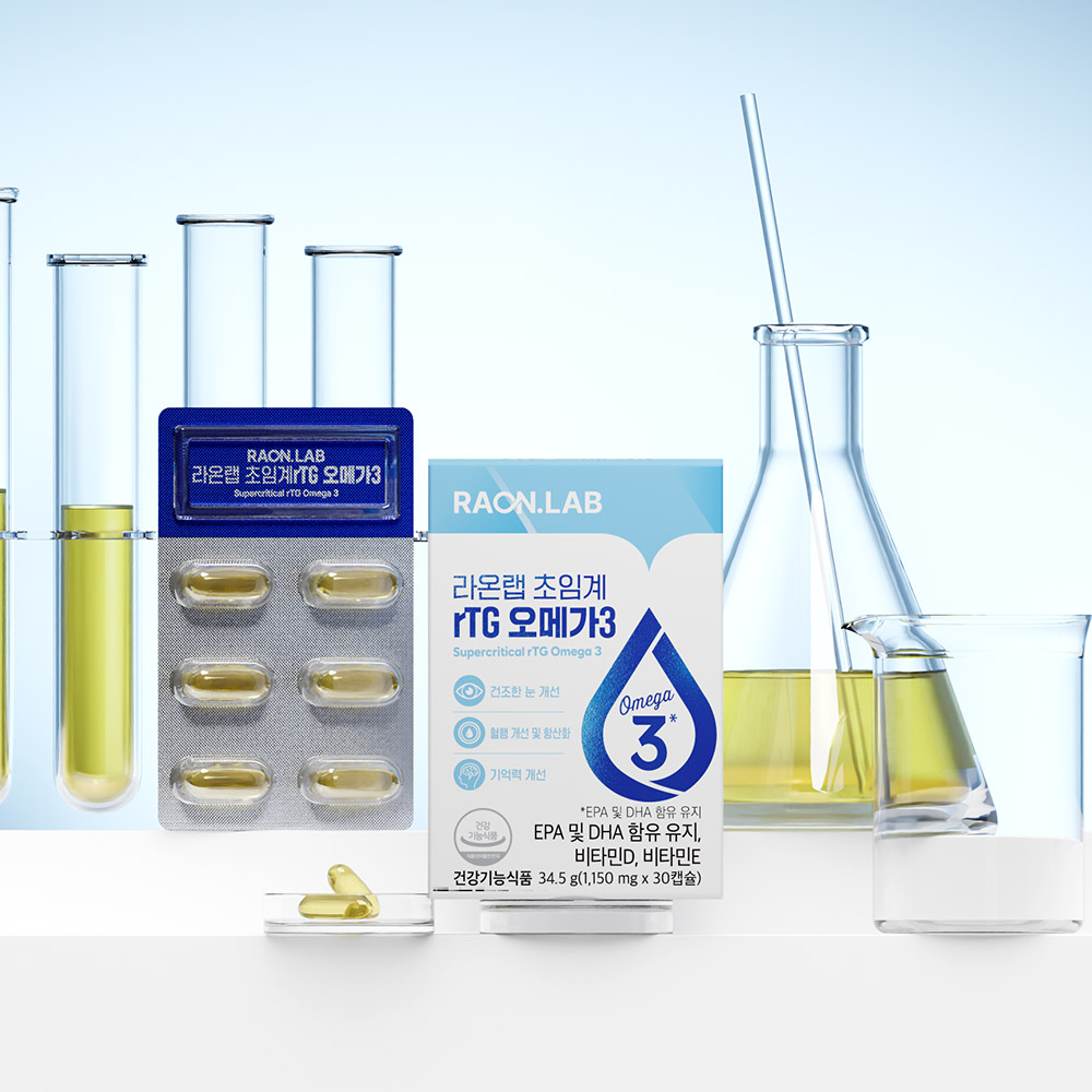 라온랩 초임계 rTG 오메가3 1,150mg 30캡슐, 1개 - 상세 이미지 2
