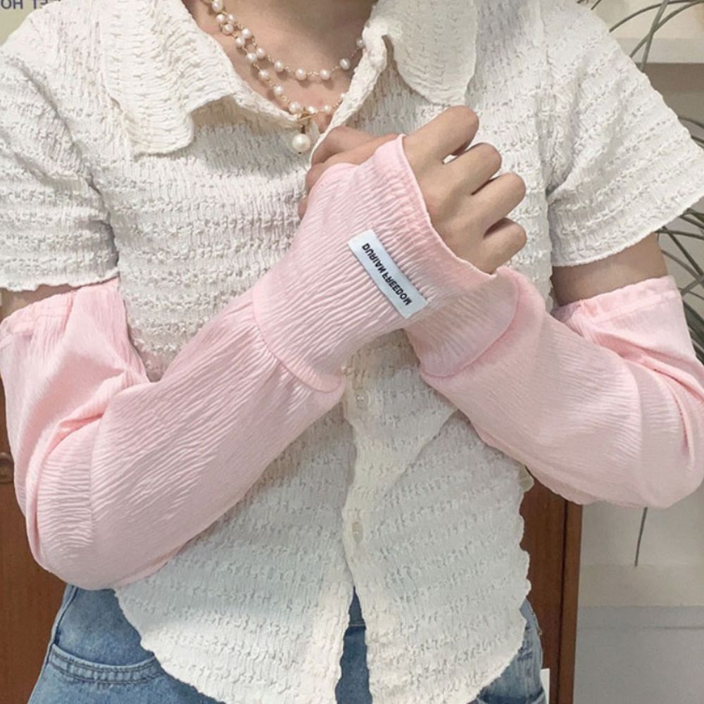 널널한팔토시 달라붙지않는냉감쿨토시 손등덮는팔 넓은 - 상세 이미지 2