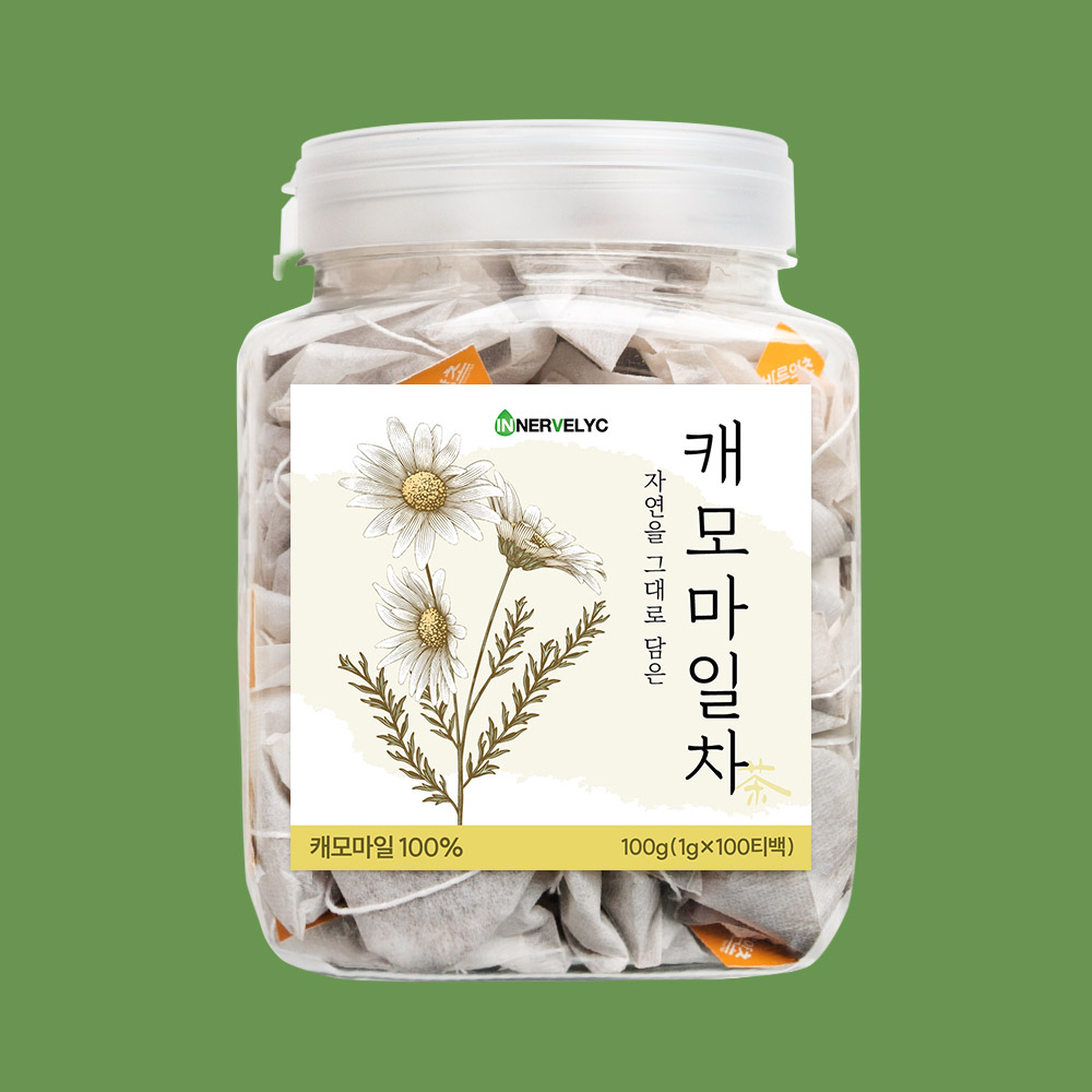 이너블릭 캐모마일 차 100티백 카모마일 허브 효능 생분해필터 외 23종 - 상품 이미지