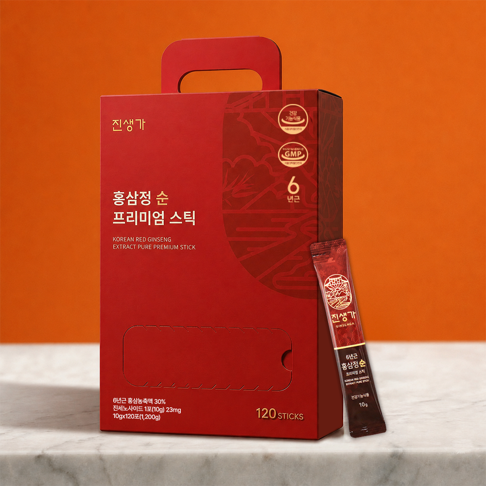 진생가 홍삼정 순 프리미엄 스틱 10g 120포 실속형