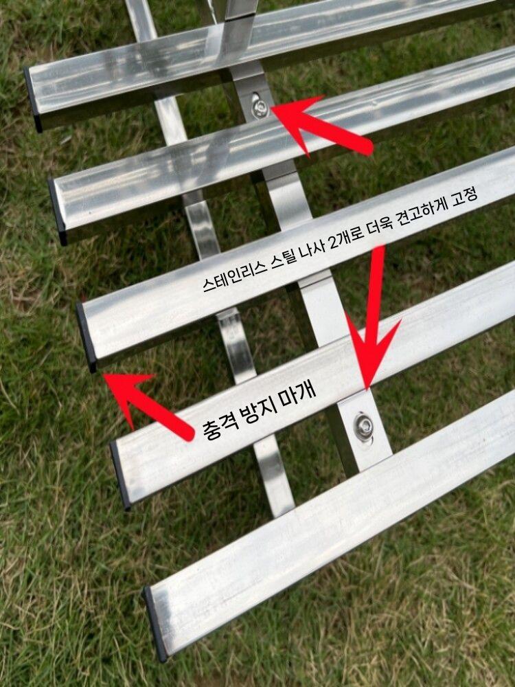 화분선반 화분진열대 거치대 선반 계단식 베란다 다육이 80cm 2단 - 상세 이미지 5