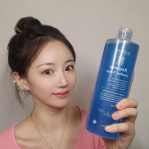 상떼 아줄렌 수더 토너 500ml 대용량 수분 진정 쿨링 - 상품 이미지