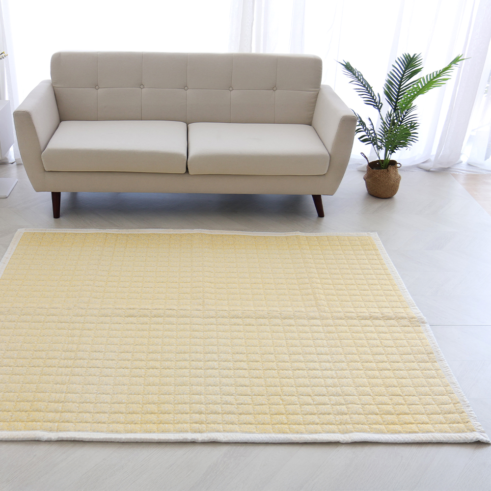 아르떼베딩 시원한 여름 러그 시어서커 거실 카페트 매트 허브 150x200cm - 상세 이미지 3