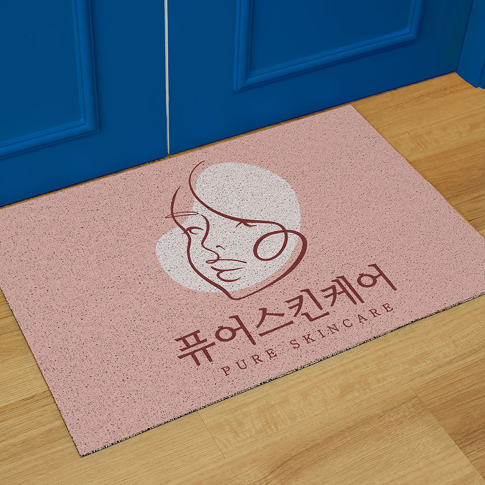 사장님매트 뷰티샵 피부샵 헤드 스파 발매트 SM01 퓨어스킨 현관 코일매트 180x120cm 가로형 - 상품 이미지