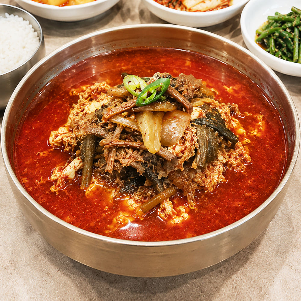 대한민국농수산 토종 고사리 육개장 600g 대파육개장 캠핑음식