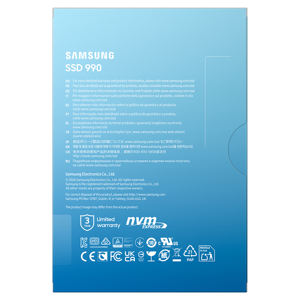 삼성전자 삼성 990 M.2 NVMe SSD MZ-V9V2T0BW, 2TB 이미지 6