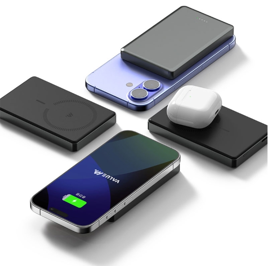밸류엠 20W 메탈 맥세이프 고속 충전 보조배터리 10000mAh 무선 스마트폰 휴대용 - 상세 이미지 4
